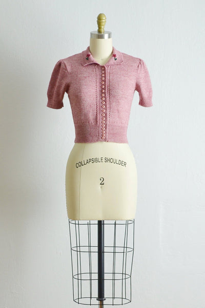 Vintage 1970s Cropped Arpeja Sweater - Pickled Vintage
