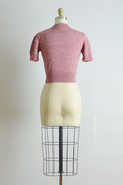 Vintage 1970s Cropped Arpeja Sweater - Pickled Vintage