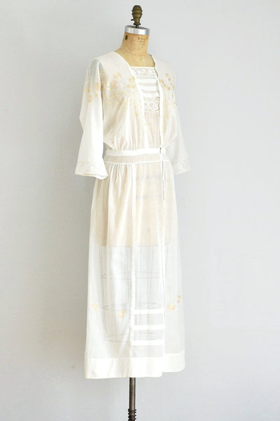 Edwardian Lawn Dress - Pickled Vintage