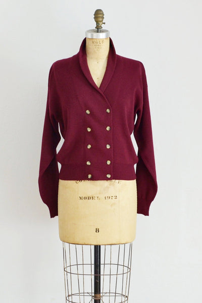 Double Breasted Cardigan - Pickled Vintage