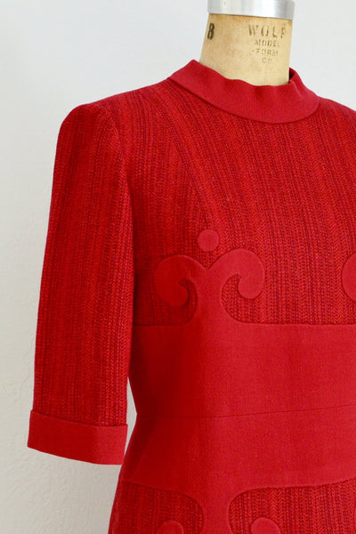 1960s Red Dress - Pickled Vintage