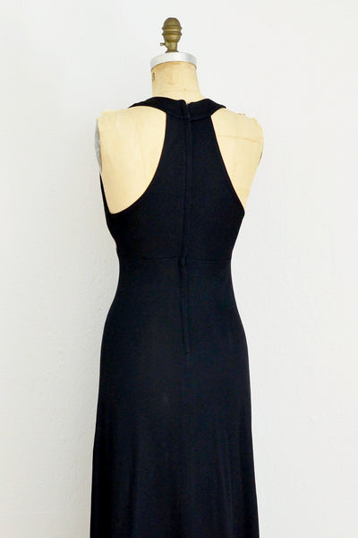 70s Sultry Racerback Dress - Pickled Vintage