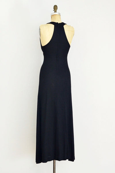 70s Sultry Racerback Dress - Pickled Vintage