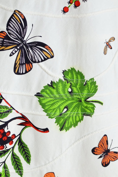 Vintage 50s Garden Print Skirt - Pickled Vintage