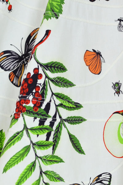 Vintage 50s Garden Print Skirt - Pickled Vintage
