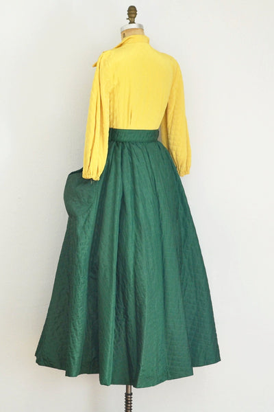 1940s Over Dress - Pickled Vintage
