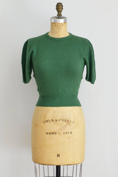 50s Cropped Sweater - Pickled Vintage
