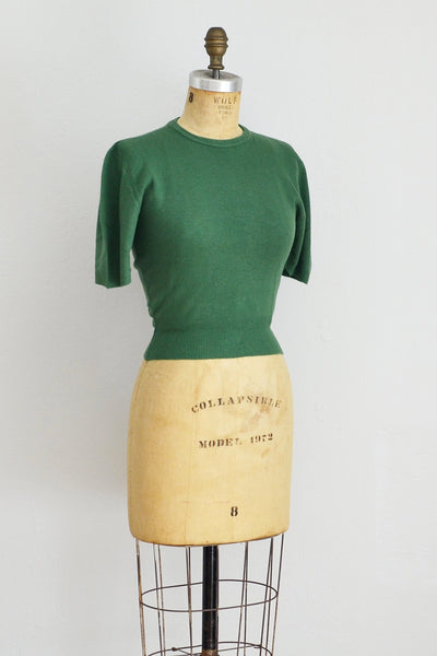 50s Cropped Sweater - Pickled Vintage