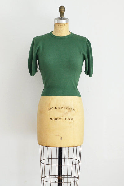 50s Cropped Sweater - Pickled Vintage