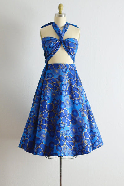 Vintage 1950s Hawaiian Wrap Dress - Pickled Vintage