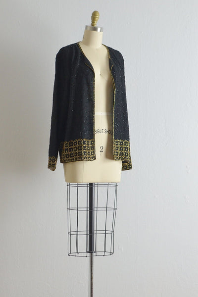 Vintage Beaded Cardigan - Pickled Vintage
