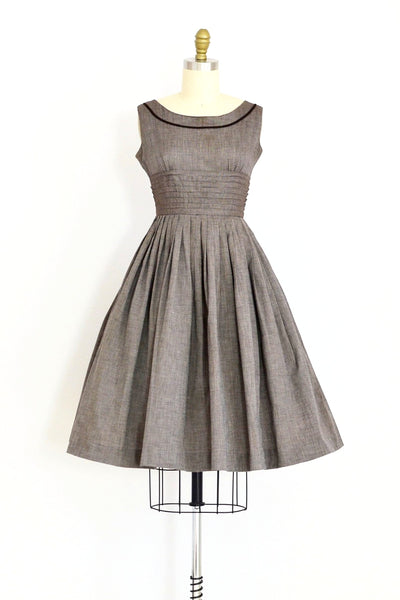 1950s Pleated Dress - Pickled Vintage