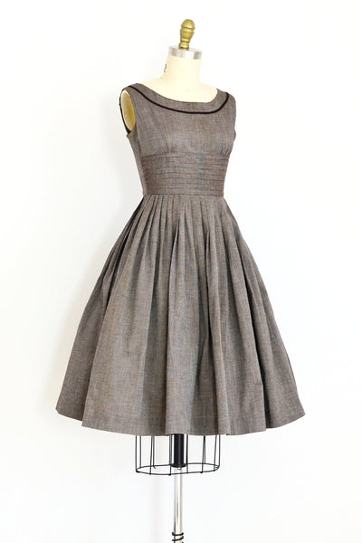1950s Pleated Dress - Pickled Vintage