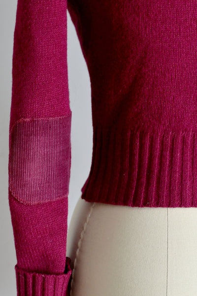 30s Bordeaux Woolies Sweater - Pickled Vintage