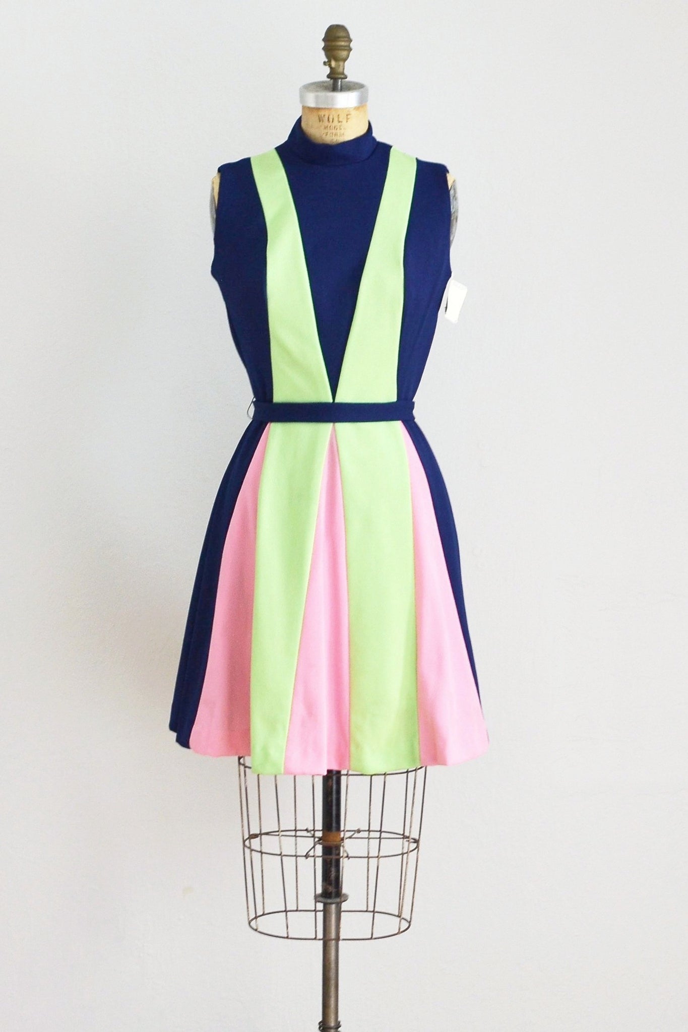 Chevron Skater Dress - Pickled Vintage