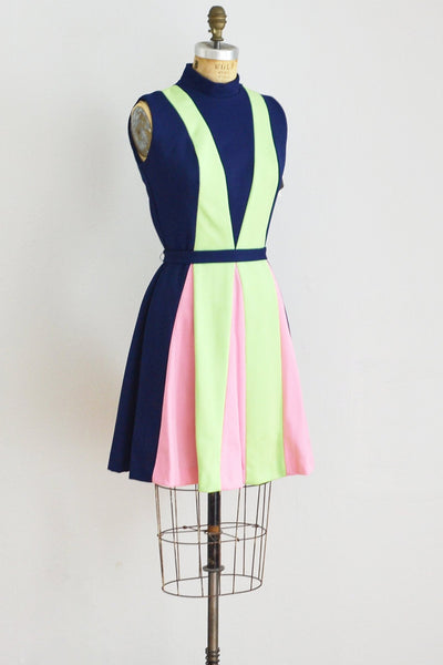 Chevron Skater Dress - Pickled Vintage