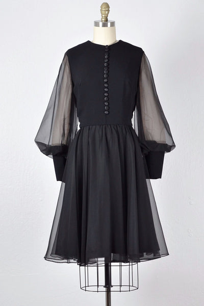 Vintage 1960s Chiffon Party Dress - Pickled Vintage