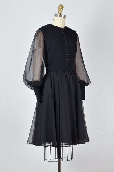 Vintage 1960s Chiffon Party Dress - Pickled Vintage