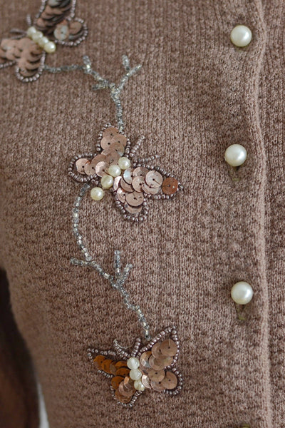 40s Butterfly Sweater - Pickled Vintage