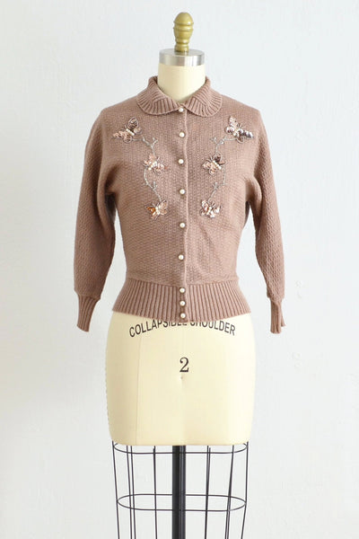 40s Butterfly Sweater - Pickled Vintage
