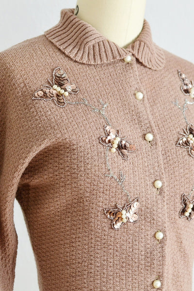 40s Butterfly Sweater - Pickled Vintage