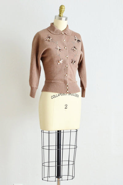 40s Butterfly Sweater - Pickled Vintage