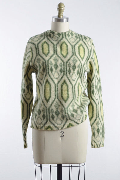 Vintage 1960s Darlene Wool Mohair Sweater - Pickled Vintage