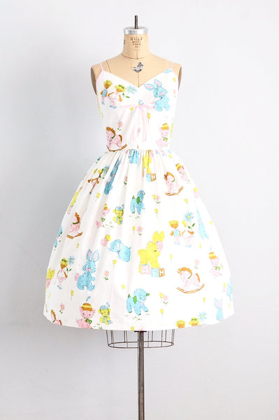 1950s Novelty Dress - Pickled Vintage