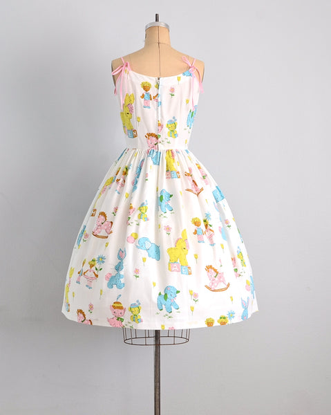 1950s Novelty Dress - Pickled Vintage