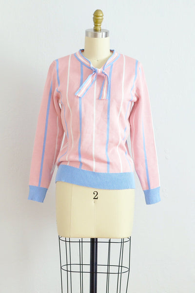 70s Bubblegum Knit Sweater - Pickled Vintage
