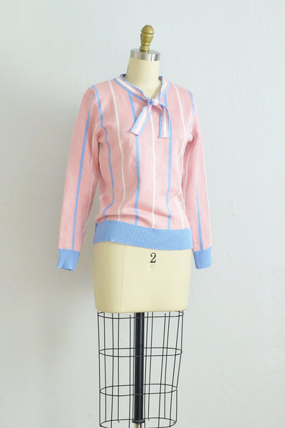70s Bubblegum Knit Sweater - Pickled Vintage
