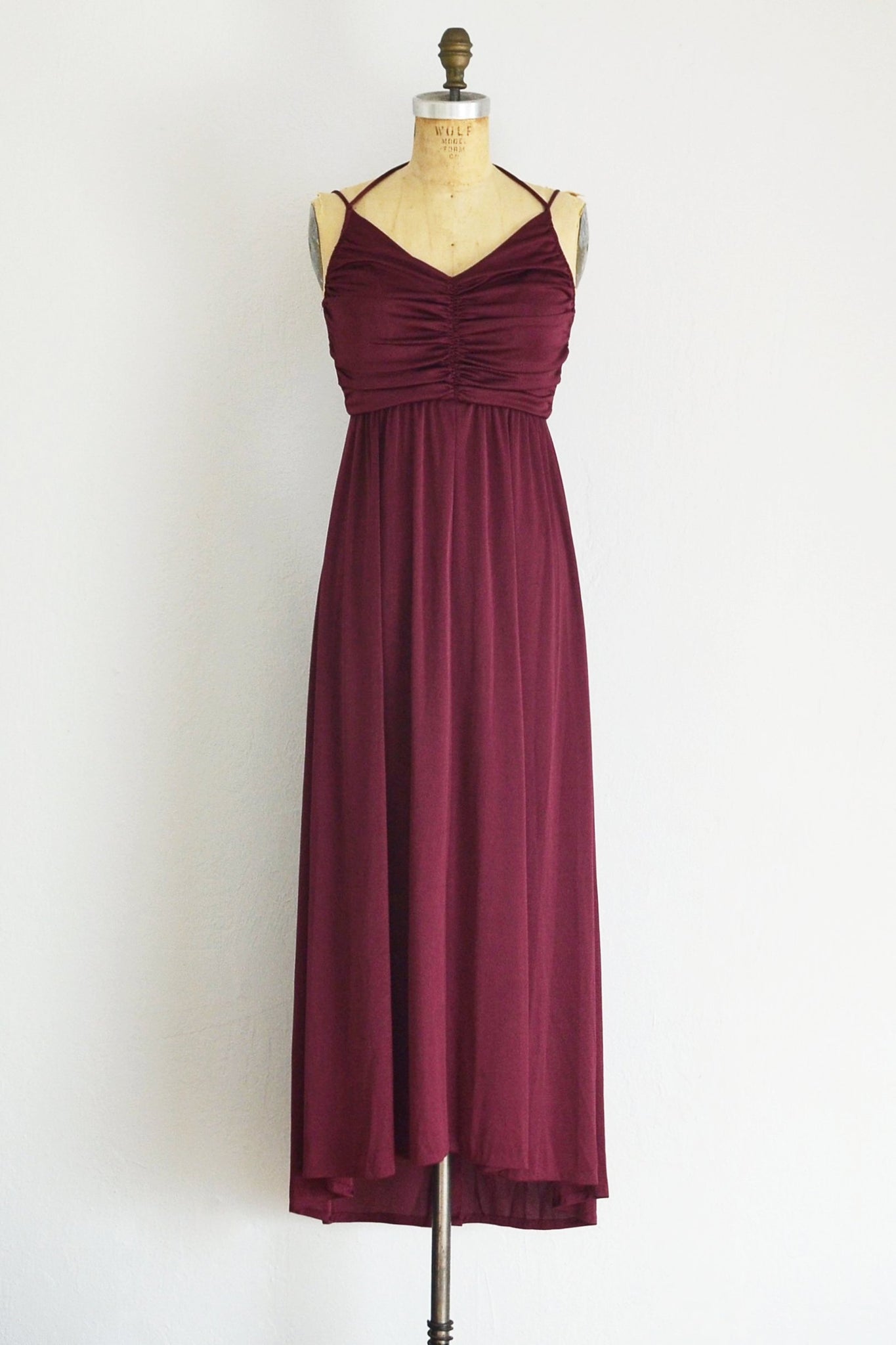 Wine Dress - Pickled Vintage