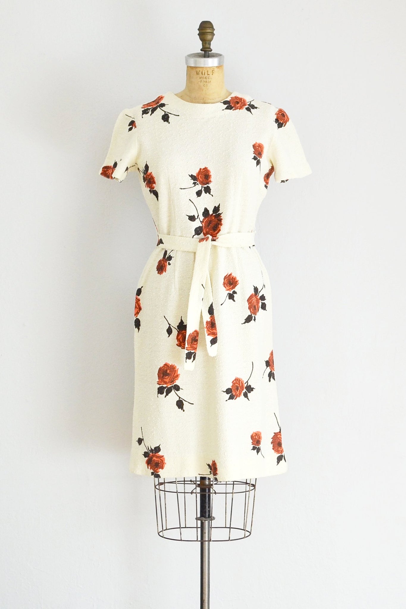 Rose Print Dress - Pickled Vintage
