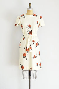 Rose Print Dress - Pickled Vintage