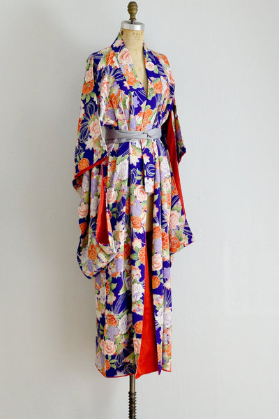 40s Graceful Motion Kimono - Pickled Vintage
