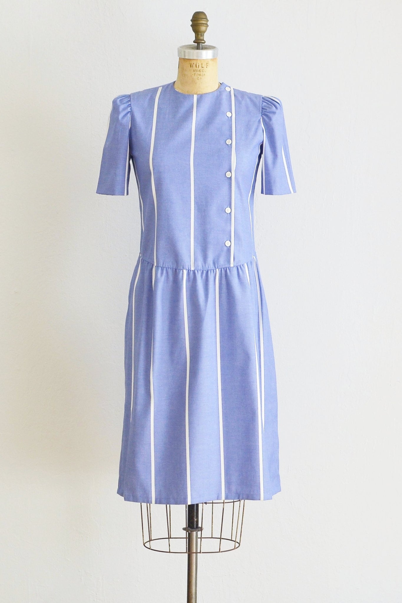 Side Button Dress - Pickled Vintage