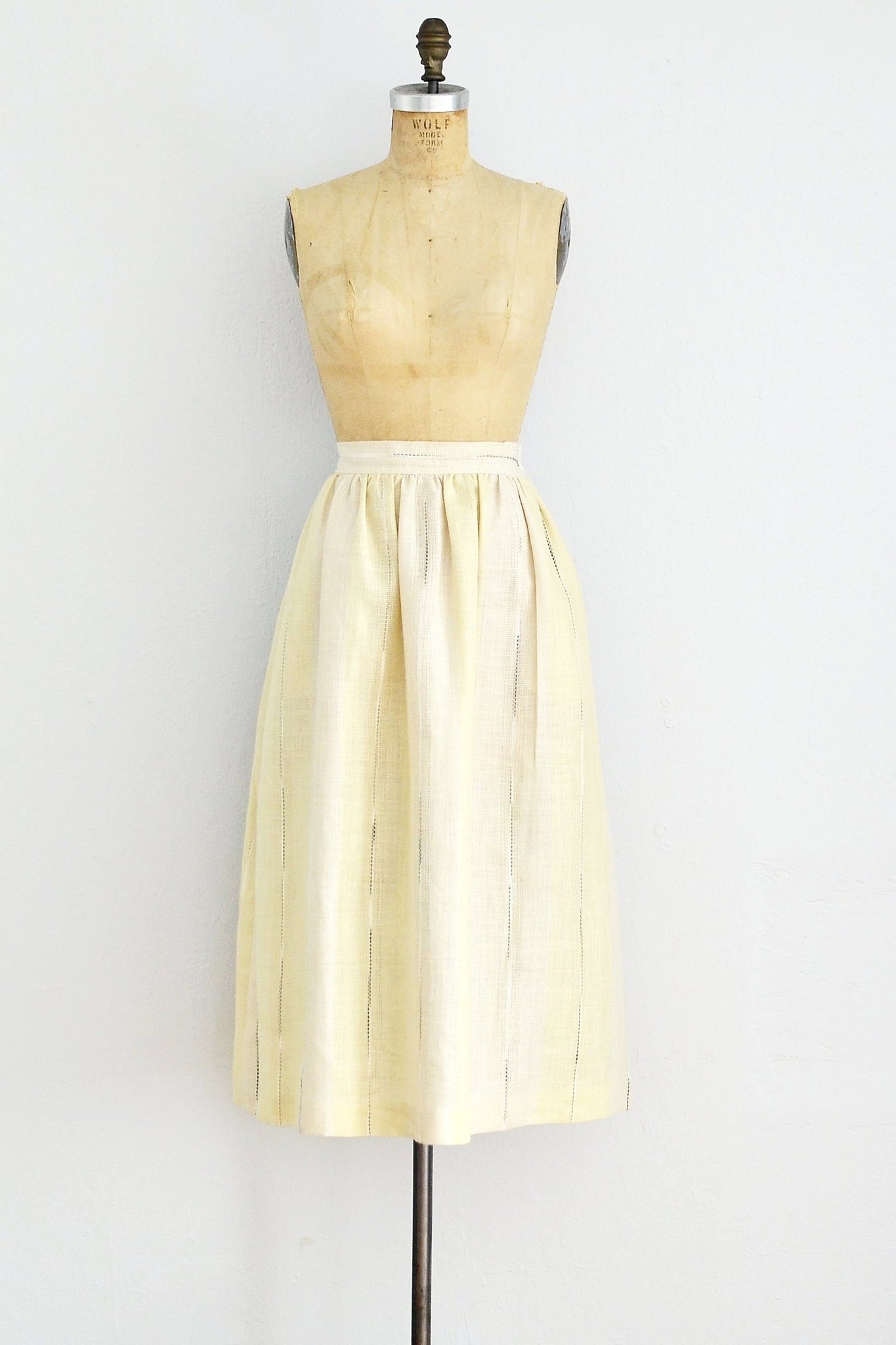 Linen Skirt - Pickled Vintage