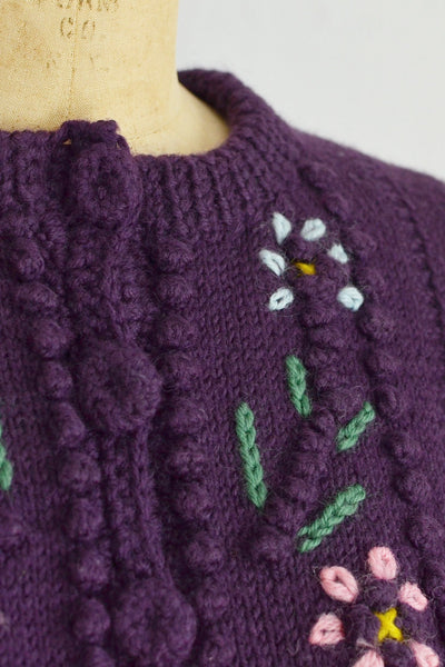 Aubergine Sweater - Pickled Vintage