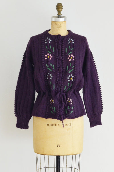 Aubergine Sweater - Pickled Vintage