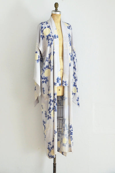 30s Light Aubergine Kimono - Pickled Vintage