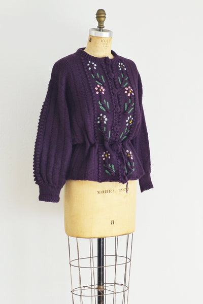 Aubergine Sweater - Pickled Vintage