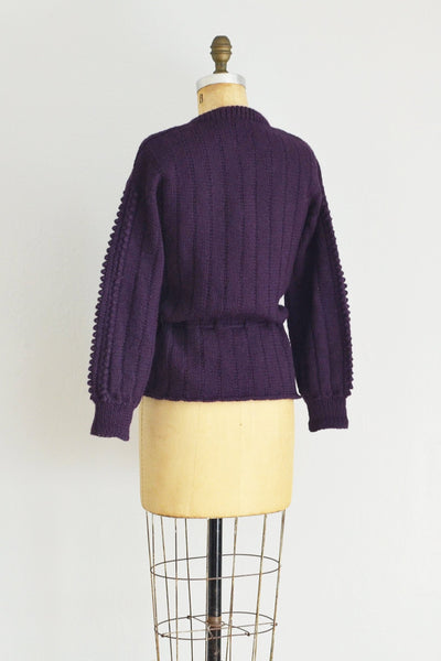 Aubergine Sweater - Pickled Vintage