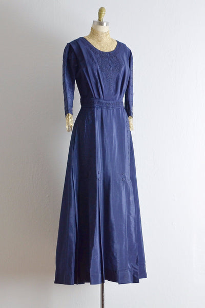 Vintage Antique Edwardian Walking Dress - Pickled Vintage