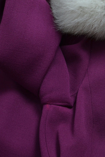 Vintage 1960s Plum Dress Coat - Pickled Vintage