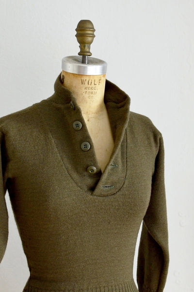40s Battle Wool Sweater - Pickled Vintage