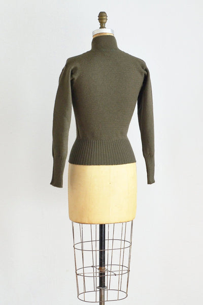 40s Battle Wool Sweater - Pickled Vintage