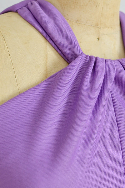Two Tone Halter Dress - Pickled Vintage