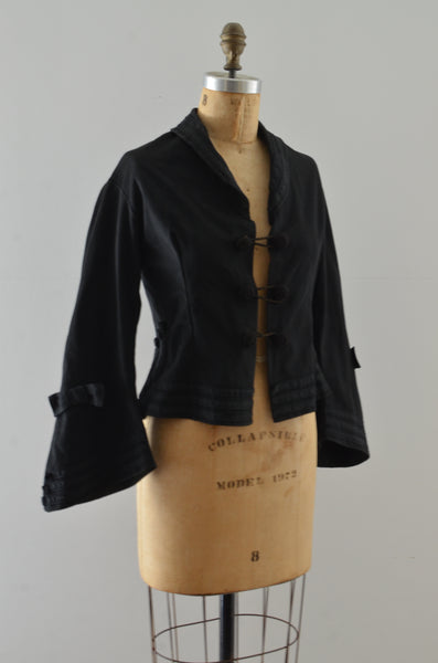 Antique Black Wool Jacket
