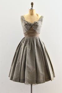 Vintage 1950's Ribbed Dress