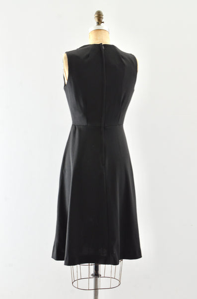 70's Abstract Dress / S